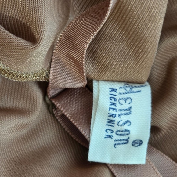 Vintage Hensen Kickernick Slip Dress Lingerie Lace Trim Ribbon Sz 32 Feminine - Picture 5 of 6